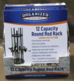 Two Organized Fishing Brand 12 Capacity Fishing Rod Racks