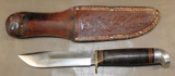 Excellent Western Boulder Fight Knife in Sheath
