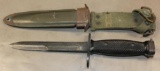 US M-7 Conetta Bayonet in Scabbard