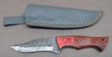 Damascus Pattern Clip Point Hunting knife