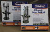 Two Organized Fishing Brand 12 Capacity Fishing Rod Racks
