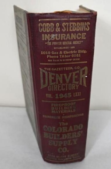 Denver Directory 1945