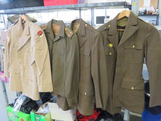 WWII Era US Army Uniform Jackets