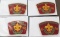 Four 1960s Era Regional Council Badges in Same Style