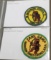 Two BSA Cary Camp Round Patches Dated 1973 or Earlier