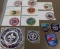 8 Early Looking BSA Camp Patches and 1971 World Jamboree Set