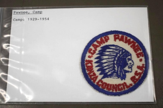 Pre-1954 BSA Camp Pawnee Patch