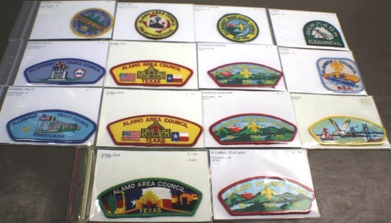 14 BSA "A"-Name Council Patches