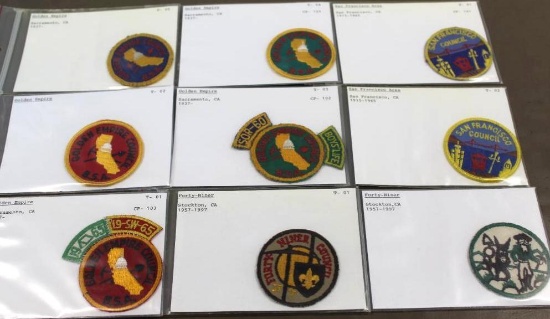 Early Golden Empire and Other California Regional Council Patches