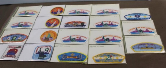 19 New York and Greater New York Council Patches