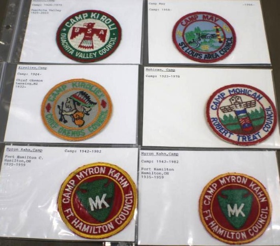6 Vintage BSA Camp Patches