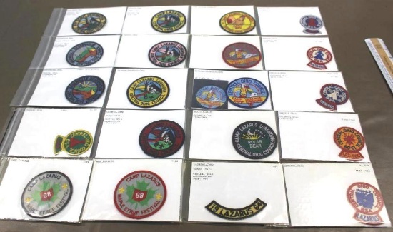 22 Central Ohio BSA Council and Camp Patches