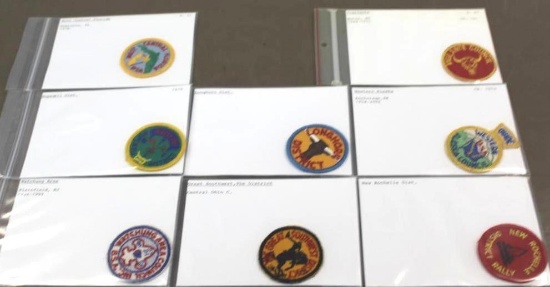 Eight Small BSA Council Patches