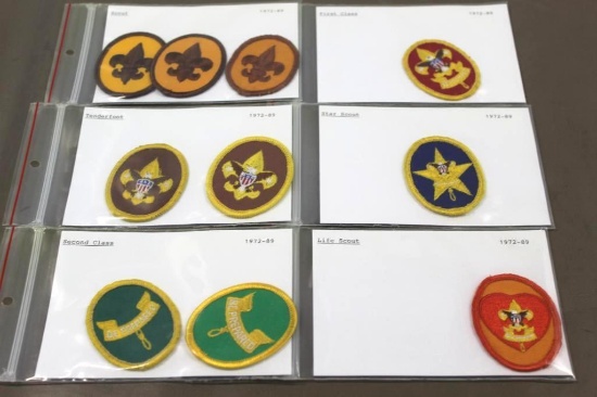 10 BSA Scouting Patches Dated 1972-1989