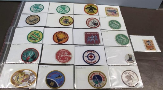21 BSA Camporee and Other Woven Patches