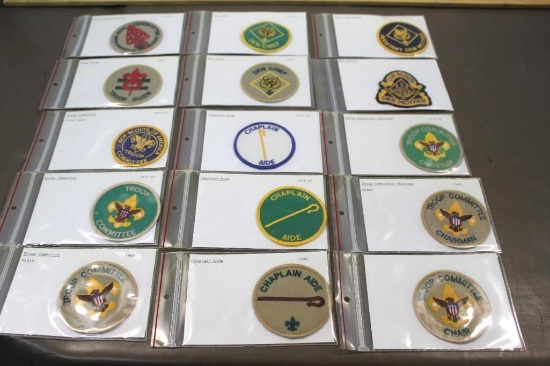 15 BSA Patches for Different Administration Positions