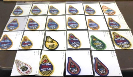 22 Klondike Derby Patches Dated 1991-2008