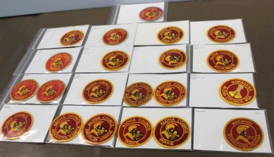 Huge Collection of Aloha Council Patches