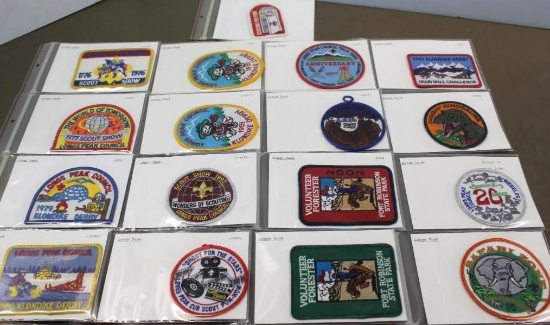 17 Mixed Long's Peak Council Patches 1976-2011