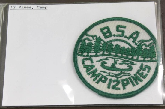 BSA Camp 12 Pines 3" Patch