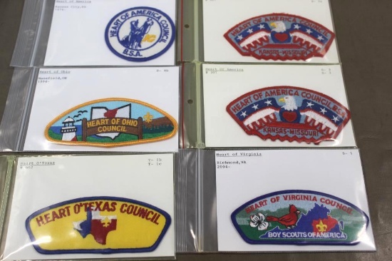 Heart of America and More BSA Council Patches