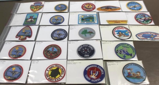 23 Mixed BSA Council and Camp Patches