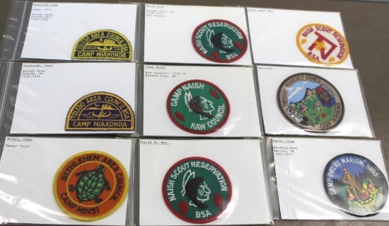 9 Early Looking BSA Patches