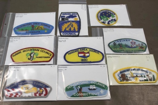 9 BSA Council Patches Beginning with H-I