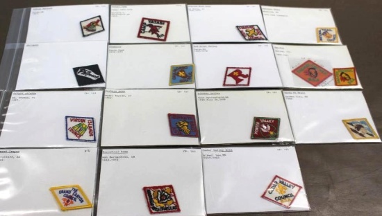 15 Mixed Diamond-Shaped BSA Patches