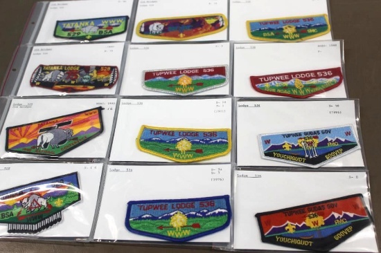 12 Shoulder or Pocket Patches for Lodges 529 and 536