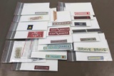 Collection of Early BSA Woven Fabric Label Patches