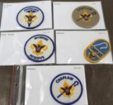 Five Vintage BSA Job Patches