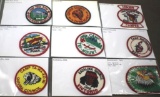 9 Unique Early BSA Camp Patches in Different Styles