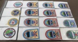 16 BSA Detroit Area/Cole Canoe Base Patches