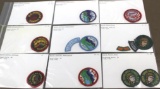 10 Small Early BSA North Central and North Shore Named Council Patches
