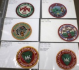 6 Vintage BSA Camp Patches