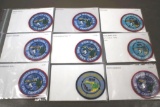 9 BSA Camporee Patches 1972-1975