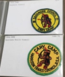 Two BSA Cary Camp Round Patches Dated 1973 or Earlier