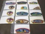 13 Lake-Named Council Scouting Patches