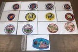 13 Vintage BSA Camp Patches