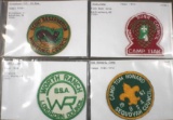 Four Vintage BSA Camp Patches