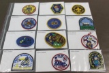 12 Mixed Central Wyoming BSA Patches