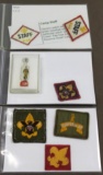 Miscellaneous Early BSA Patches and Pin