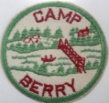 Early Camp Berry BSA Twill Patch