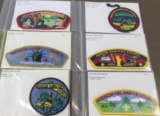 Six BSA Various Hudson Councils Patches