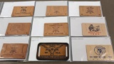 9 BSA Belt Loop Leather Patches