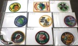 9 Vintage BSA Camp Patches