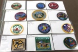 12 Mixed BSA Regional Camp and Council Patches
