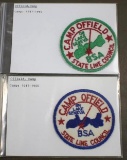 Two Camp Offield State Line Council Patches Pre-1960