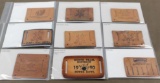 9 BSA Belt Loop Leather Patches